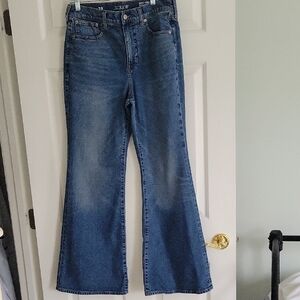 J CREW Semi Stretch High Rise Flare Jeans NWOT 29 x 31 Size 6 Size 8